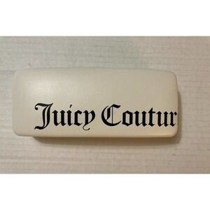 White Juicy Couture Brand‎ Eyeglasses Sunglasses Hard Case Y2K